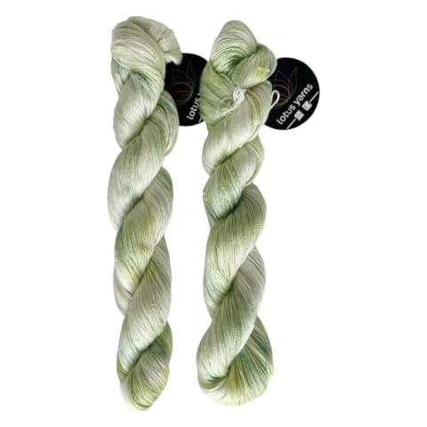 Lotus Yarns 2 Skeins Silk 22 Soft Shiny Lace Weight Yarn, Cool and Skin-Friendly, Perfect for Summer Knitting and Crocheting with its Breathable Character (11) Cover