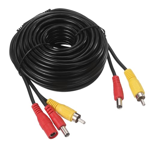 Cable de extensión RCA de video y corriente CC de 10 metros para DVR analógico