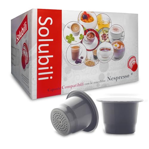 Coffisano 80 Capsule di Caffè al Ginseng compatibili con Nespresso per Macchine Espresso Solubili Italiano Monodose Gusto Made in Italy Aroma