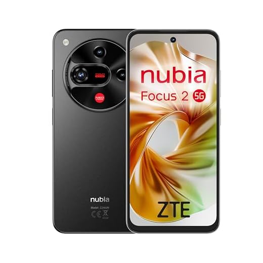 NUBIA Focus 2 5G Smartphone, 108MP Kamera, 5000 mAh Akku, 20GBRAM+256ROM, ohne Vertrag, Schwarz