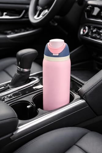 Image of Stainless Steel Water Bottle 1 Ltr Steel, Flip Cap Water Bottle for School, Office, Gym, Travel and Daily Use, Easy Sip Steel Bottle for Adults, Kids and Home