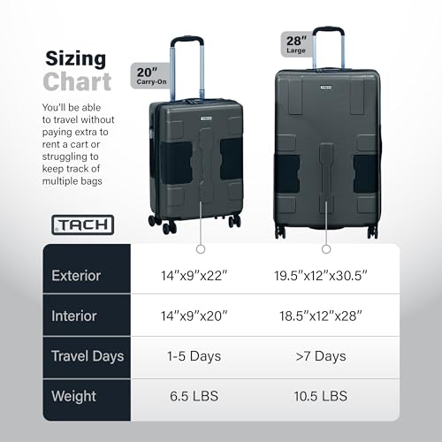 TACH 2-Piece Hard Shell Slate Grey