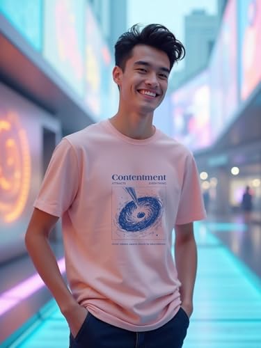 Image of Nobero Men's Regular Graphic Printed T-Shirt for Men | Soft Cotton | Classic Fit | Printed Casual Tshirt for Men