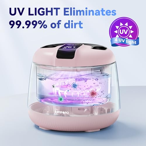 Image of Ultrasonic Retainer Cleaner Machine 48kHz, Dental Ultrasonic Care Cleaner | Ultrasonic Retainer Cleaner for Dentures, Aligners, Mouth Guards, Toothbrush Heads and Jewelry with 200ML Capacity