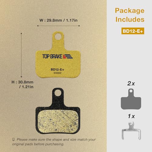 Image of TOP BRAKE Disc Bike Brake Pads Compatible with SRAM Level Ultimate /T /TL /TLM B1, Force eTap AXS, Red eTap AXS (Gen. 2) | MTB eMTB Gravel Cross-Country(XC) Racing Trail