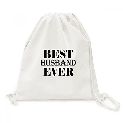 Sac de voyage Toile Drawstring Backpack Le Meilleur Mari jamais Citation