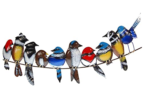 Seesstern FBA_1810 Décoration murale en métal Motif oiseaux chantants 67 cm Cover
