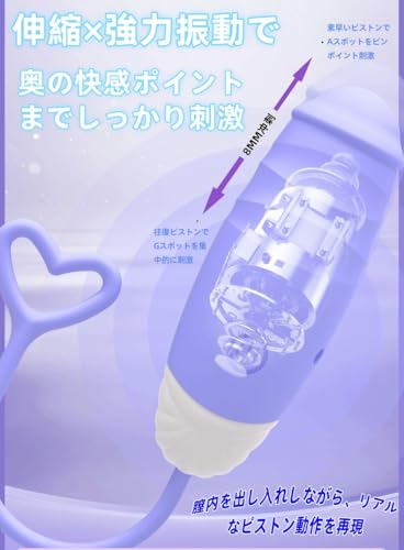 【美と悦びを解放】遠隔バイブ ローター 女性用 ｜強力 ピストンバイブ 9種ピストン×9種振動 静音｜ワイヤレス 遠隔操作 膣トレ対応 柔らかシリコン USB充電式 大人向けグッズ - 画像5