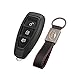 Coque Clé pour Ford - Cover Télécommande 3 Boutons pour Voiture Ford Mondeo Fiesta Focus Kuga Ecosport Keyless