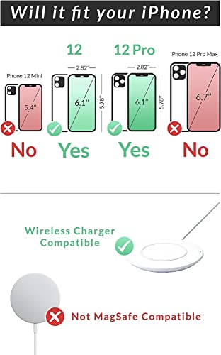 LUPA-Legacy-iPhone-12-Wallet-case-for-Women-Men-12-Pro-case-with-Card-Holder-Slim-and-Durable-Faux-Leather-Flip-Cell-Phone-case-Folio-Credit-Cover-Desert-Sky