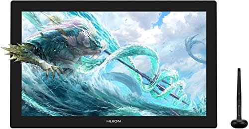 HUION Kamvas Pro 24 Graphics Drawing Tablet Monitor, 4K UHD 23.8 Inch Pen Display with 8192 Levels...