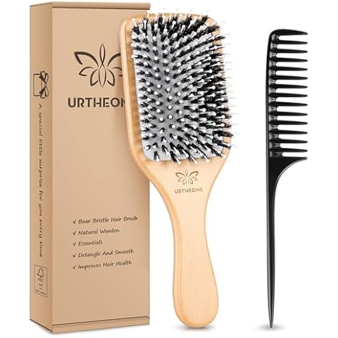 URTHEONE Boar Bristle Hair Brush Set Cover