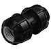 Produktbild Agora-Tec PE Fitting Rohr Verbinder 40mm auf 40mm für PE-Rohr 40mm auf PE-Rohr 40mm SCHWARZ