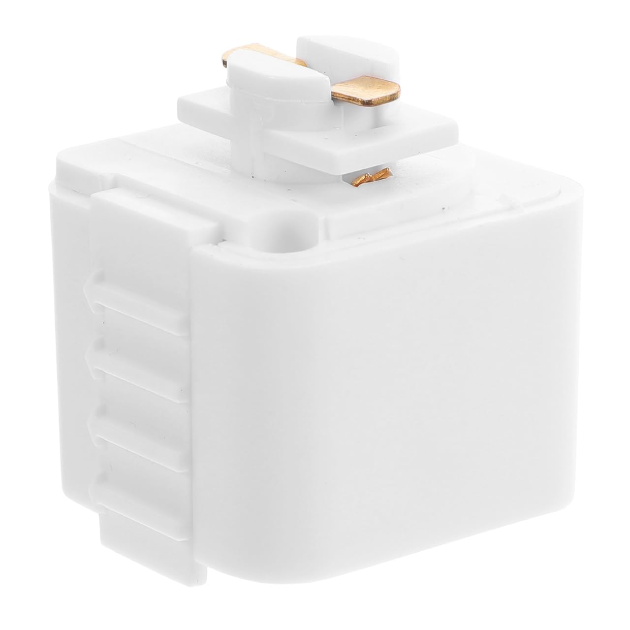 White 2 Wire Track Lighting Connector - Tool-Free Installation Rail Joiner for Spotlights Pendant Lamps & Adjustable Lighting Systems