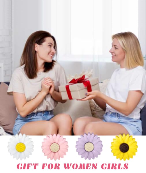 Sunflower Hat Clip for Travel on Bag, Hat Holder Travel Accessories for Women Hat Clip for Hanging Sun Hats,Sunglasses,Car Keys-Gifts for Daughters Mom Wife Girlfriend4