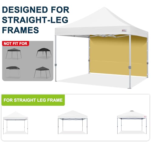 Image of MASTERCANOPY 12x12 Pop Up Canopy Sidewall Only 1-Pack Beige