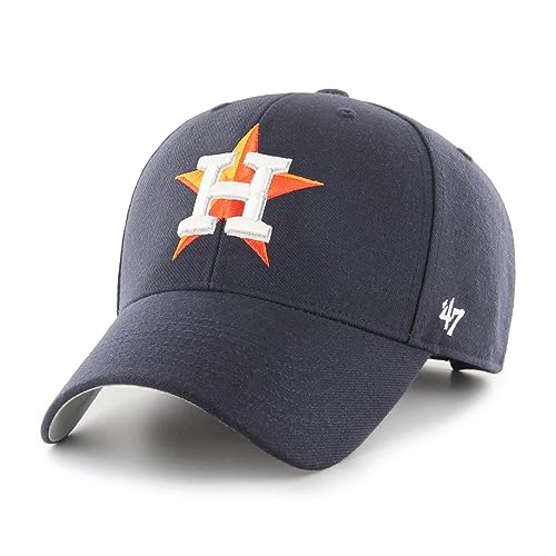 Gorra ajustable 47 MLB Houston Astros Juke MVP azul marino miniatura 1