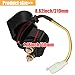 QAZAKY Starter Solenoid Relay Compatible with 50cc 70cc 90cc 110cc 125cc 150cc GY6 ATV Quad Scooter Go Kart Moped Chopper Pit Dirt Pocket Bike Kawasaki Chinese TaoTao Buyang Sunl Baja Roketa