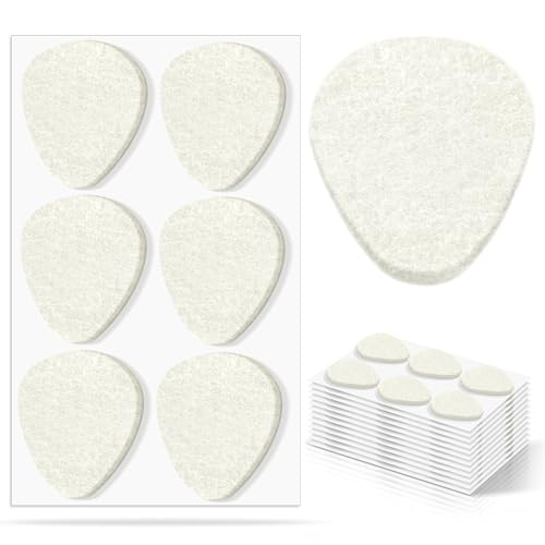 Image of Cutecrop 72 Pack Metatarsal Foot Pads 0.25 Inch Thick Ball of Foot Cushions Adhesive Metatarsal Soft Felt Pads for Women and Men Forefoot Support Pain Relief(Creamy White)