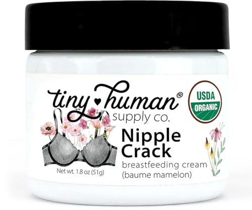 Image of Organic Nipple Cream, Nipple Crack Lanolin Free Nipple Butter, Balm for Breastfeeding Mother, No Need to Wash Off, Safe for Baby and Mama