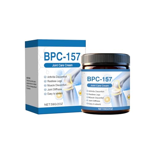 Crema Articular de Recuperación Deportiva BPC-157 - Alivio Rápido del Dolor, Reduce la Rigidez, 59 g, Portátil, Perfecta para Atletas