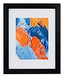 Kiera Grace Matted Classic Langford Picture Frame, 11' x 14', Black