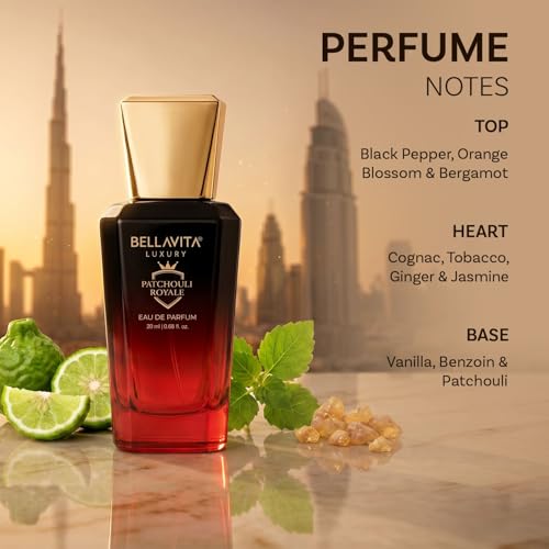 Image of BELLAVITA Luxury Arabic Gift Set | Dubai Crafted | Perfume for Man | Gift For Man | 3 x 20ml | | Long Lasting EDP | 25% Oil Concentration | Oud, Saffron, Patchouli | Premium Long Lasting Perfume