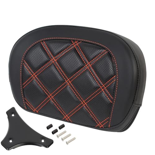 Dosseret moto noir pour Touring et Softail Harley