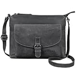 Hochwertiges Echtleder - Robuste Damen Tasche aus echtem Leder, die langlebig ist und durch die natürliche Maserung jedes Stück zu einem Unikat macht - ein persönliches Leder Accessoire immer an Ihrer Seite