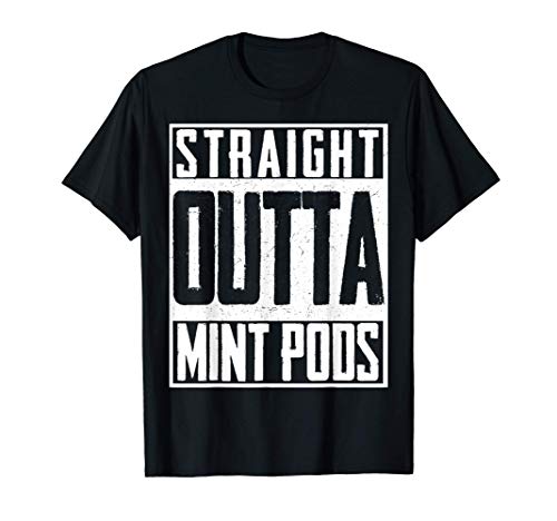 Straight Outta Mint Pods Smoker Stop Smoking Health T-Shirt