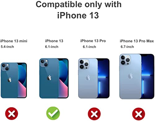 Image of NISHTECH for iPhone 13 Premium Hybrid Transparent Soft Slim Dust Proof Back Case Cover Silicone with Camera Protection