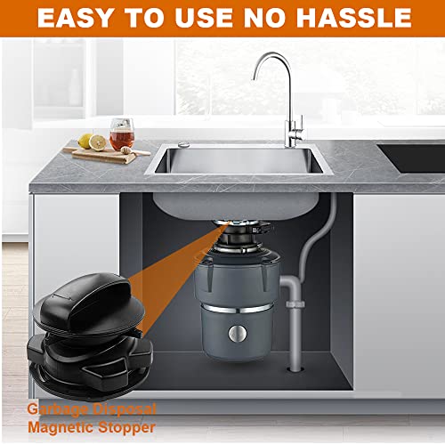 Garbage Disposal 75257 Magnetic Stopper, Garbage Disposal Parts-Turn Your Cover Control Disposer On And Off. #TOP5