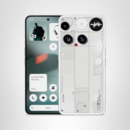 Nothing Phone (3) Cell Phone, 2025 New 5G Unlocked Phones 256GB, Android 15, Snapdragon 8s Gen4, AI Mobile Phones with Four 50MP Cameras & AMOLED Display, 5150mAh, Glyph Interface, Smartphone White