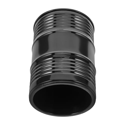 BESTonZON Cubilete de Dados de Hierro Doble Capa Engrosado Cubilete Metálico Negro para Juegos de rol y Fiestas Casa Vaso Agitador Resistente para Bar y Ktv