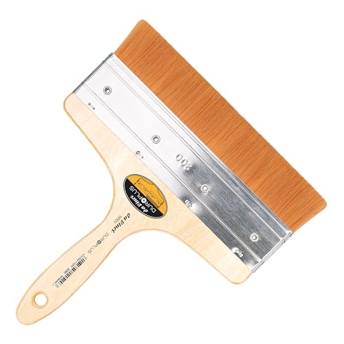 Image of da Vinci Watercolor Series 5080 CosmoTop Spin Paint Brush, Wash Synthetic with Red Handle, Size 200 (5080-200)