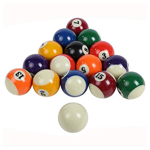 TGA Sports Billiard Balls Pool Balls Set, 1.5-Inch Billiard Balls Set (1-1/2 Inch (Mini Balls))