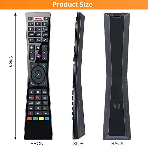 Gvirtue RM-C3231 Remote Control Compatible with JVC Smart 4K LED TV 23342620 LT24C656 LT-24C656 LT24C661 LT-24C661 LT32C660 LT-32C660 LT32C661- No Setup Required - (Netflix and YouTube Buttons) - Image 6