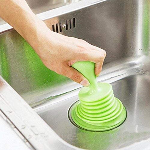 GION Unblocker Organizer Drain Dredge Tool - Sink Blockage Drain Blaster Pump Plunger Sink Blockage Cleaning Remover Tool Drain Dredge Tool Bath Plug Long Hair Cleaner Overflow-image-42