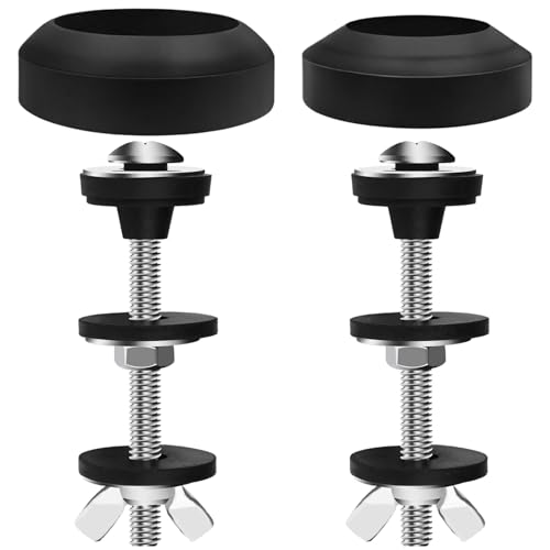 Universal Toilet Tank to Bowl Gaskets Kit, 2PCS 2.75‘’ Heavy Duty Toilet Tank Bolts Replacement, Fits Most 2-Inch and 3-Inch Leak Resistance Toilet Flush Valve Opening