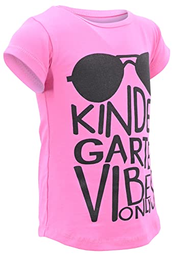 Image of Unique Baby Boys Kindergarten Vibes Only Back to School T Shirt