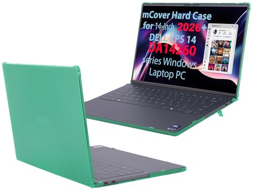 Coque Dell Pro Max 14 mCover rigide verte pour modèles MC14250 et MC14255