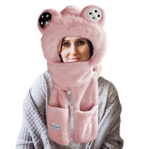 Écharpe à capuche chaude finitions soignées protection hiver