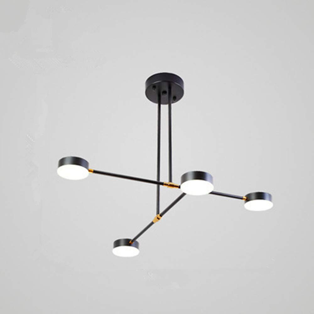 Lustre LED pivotant design moderne acrylique pour éclairage de plafond