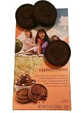 GiirlScoutt Cookies, EXPLOREMORES, Pack of 2, Rocky Road Ice Cream Cookies Filled with Chocolate, Marshmallow, and Toasted Almond Creme