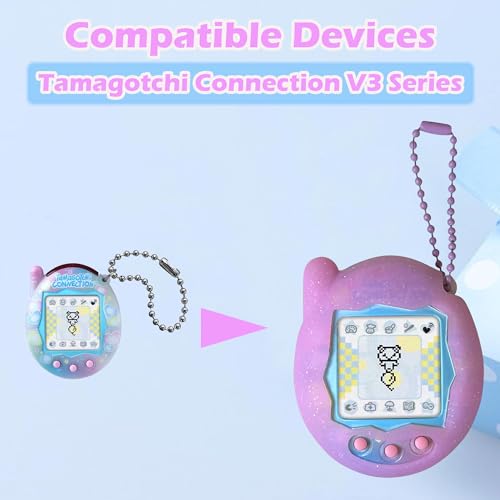 Coque silicone Tamagotchi Connection violet étui protection console