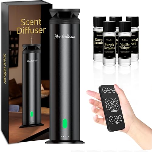 Waterless Scent Diffuser Starter Kit - 1000 Sq Ft Coverage, Premi...