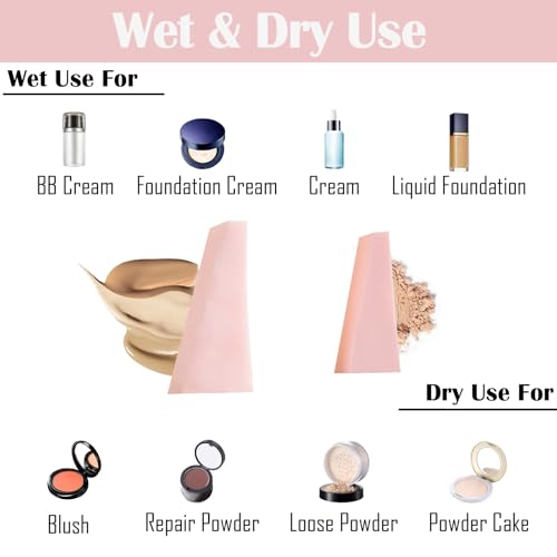 Set of 72 make-up sponges, make-up blender sponge set, cosmetic sponges, powder puffs, small - Image 2