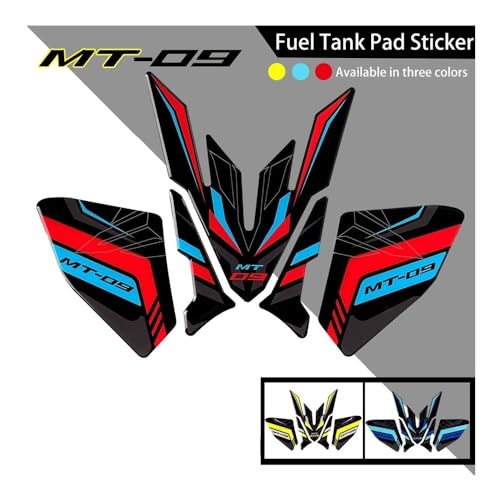 Autocollant réservoir moto MT-09 stop rayures essence