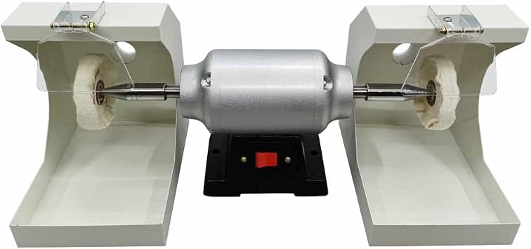 Lab Polisher Polishing Machine Lathe Buffing Grinder Double-end Electric Polishing Machine Jewelry Polisher Lab Equipment 110V