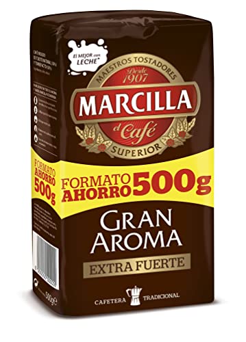 Los 10 mejores cafe molido marcilla espresso para tu cafetera Marcilla Café Molido Extra Fuerte 500 g